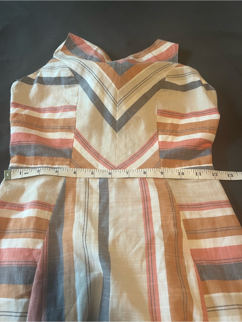Japna 100% Cotton Boho Striped Maxi Summer Dress - Picture 5 of 6